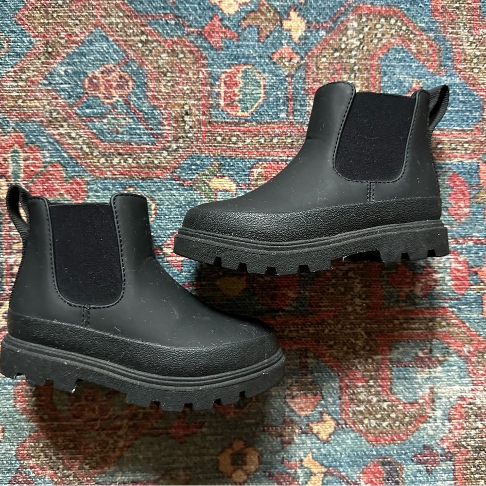 Native Black Kids Boots